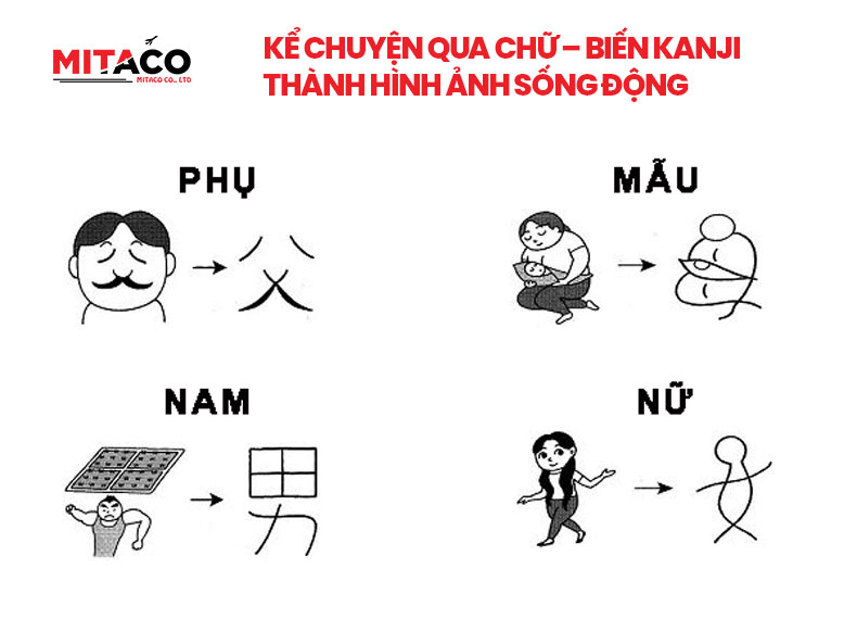 Kể chuyện qua chữ – biến Kanji thành hình ảnh sống động