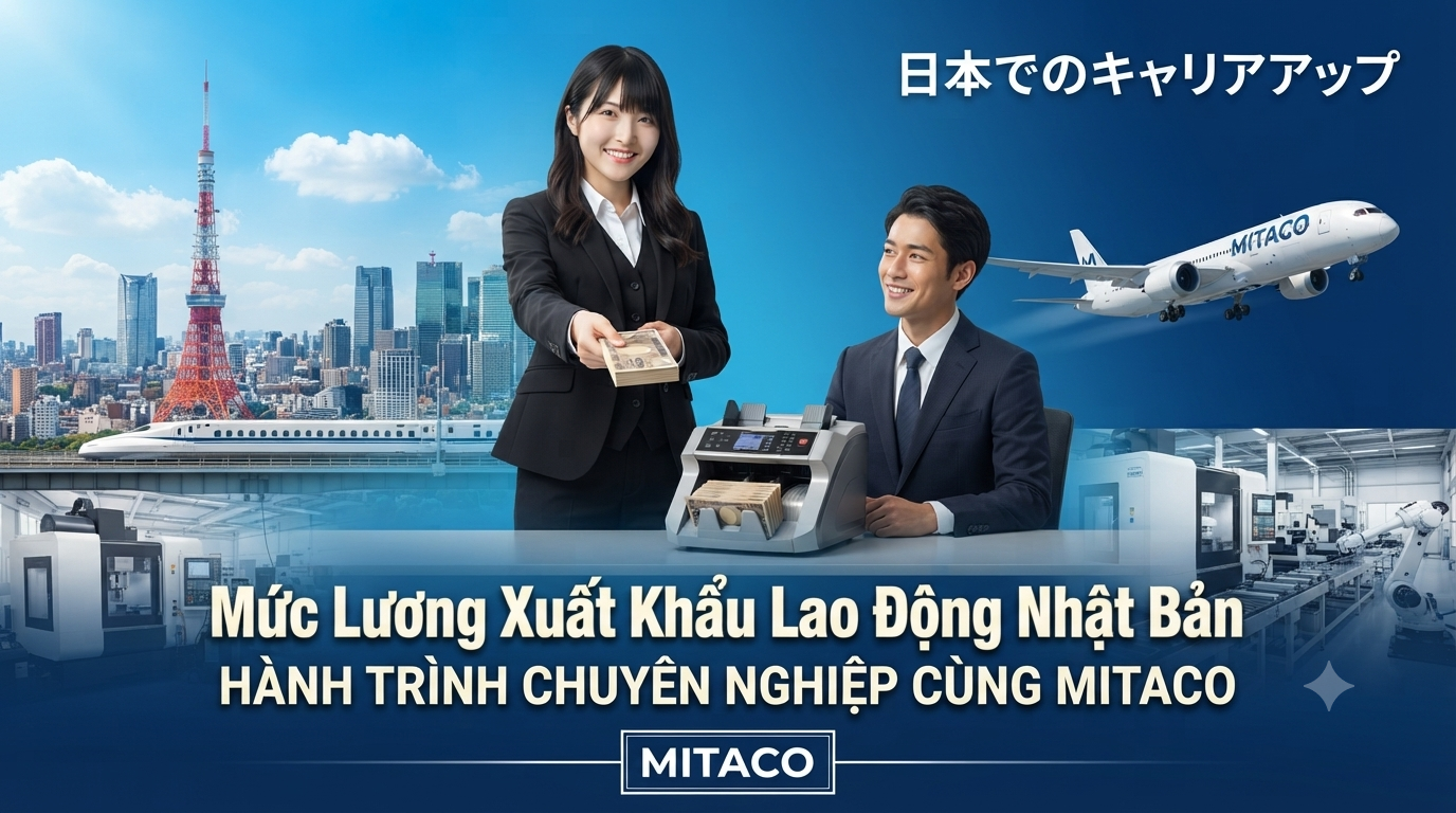 Mức lương xuất khẩu lao động Nhật Bản 