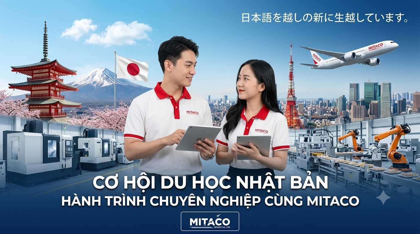 Cơ hội du học Nhật Bản Mitaco 